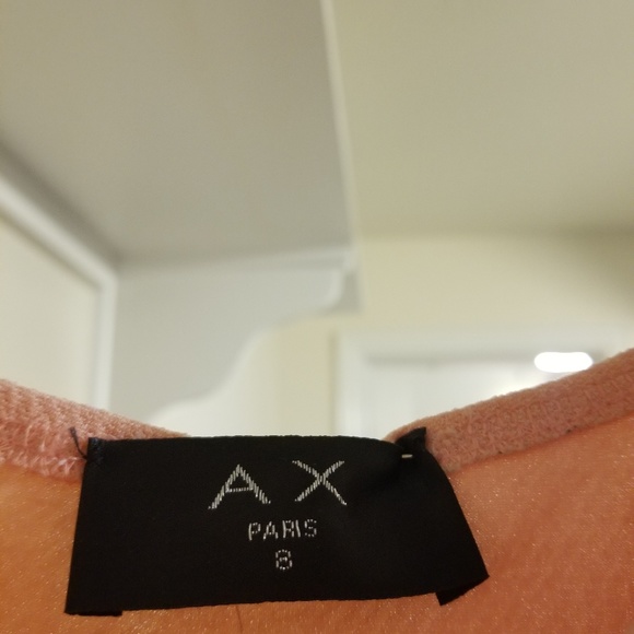 SOLD AX Paris | Cold shoulder Faux Wrap dress - Picture 4 of 14